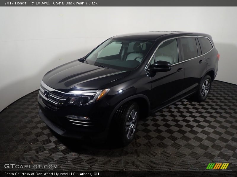 Crystal Black Pearl / Black 2017 Honda Pilot EX AWD