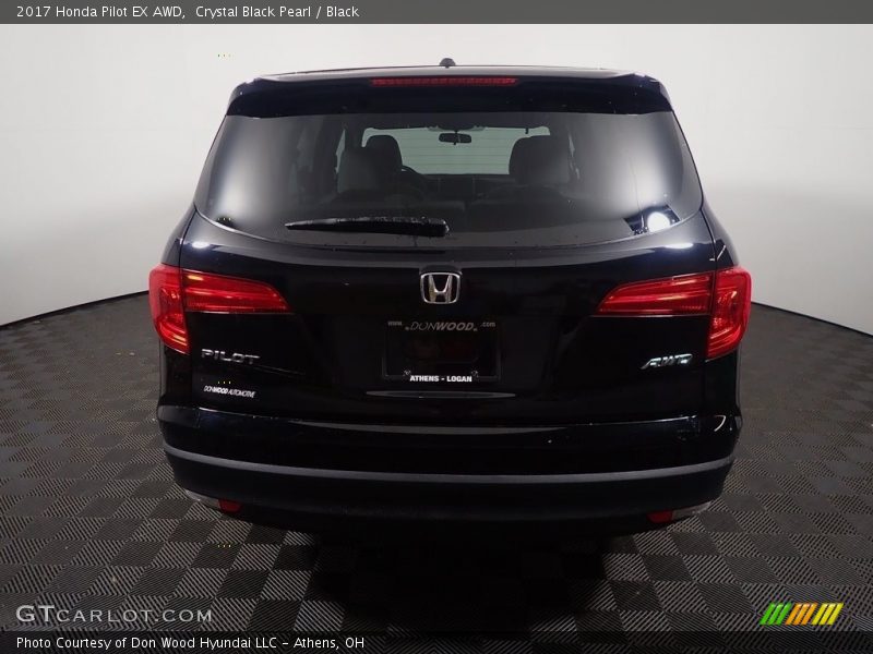 Crystal Black Pearl / Black 2017 Honda Pilot EX AWD