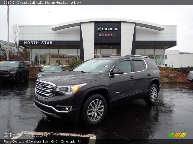 Iridium Metallic / Jet Black 2019 GMC Acadia SLE AWD
