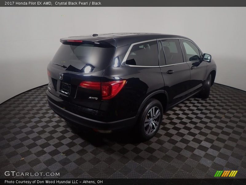 Crystal Black Pearl / Black 2017 Honda Pilot EX AWD