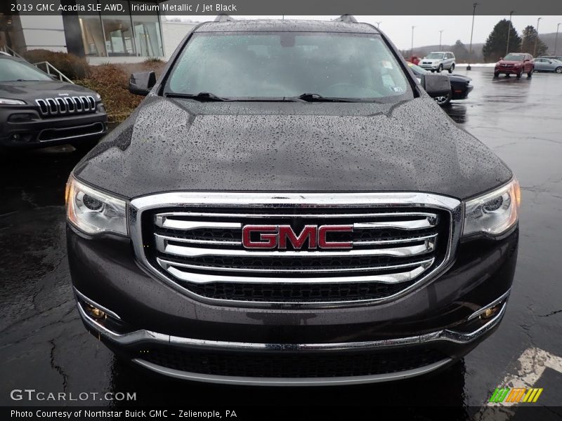 Iridium Metallic / Jet Black 2019 GMC Acadia SLE AWD