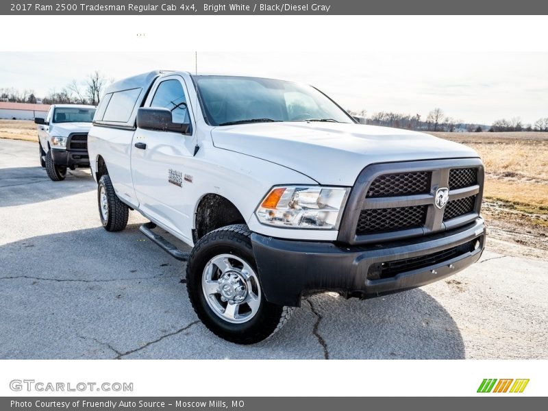 Bright White / Black/Diesel Gray 2017 Ram 2500 Tradesman Regular Cab 4x4