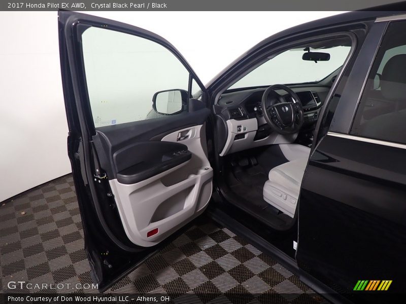 Crystal Black Pearl / Black 2017 Honda Pilot EX AWD