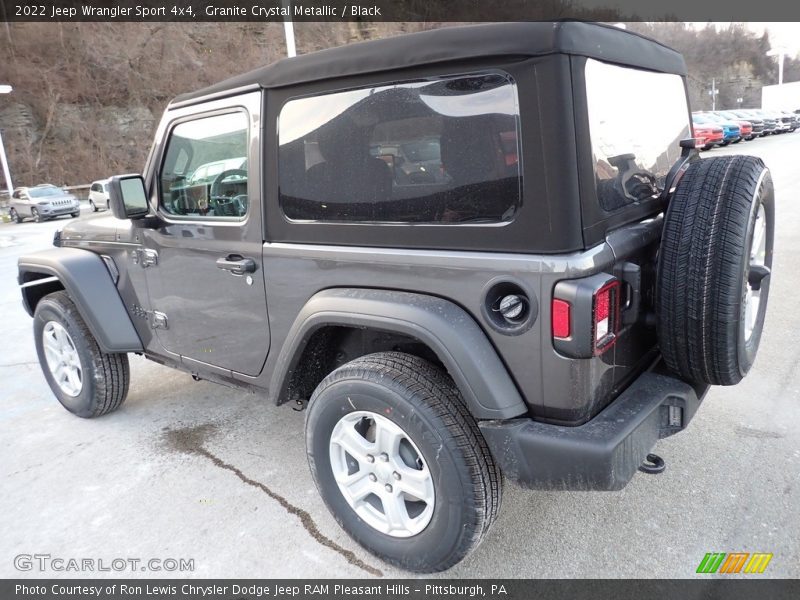 Granite Crystal Metallic / Black 2022 Jeep Wrangler Sport 4x4