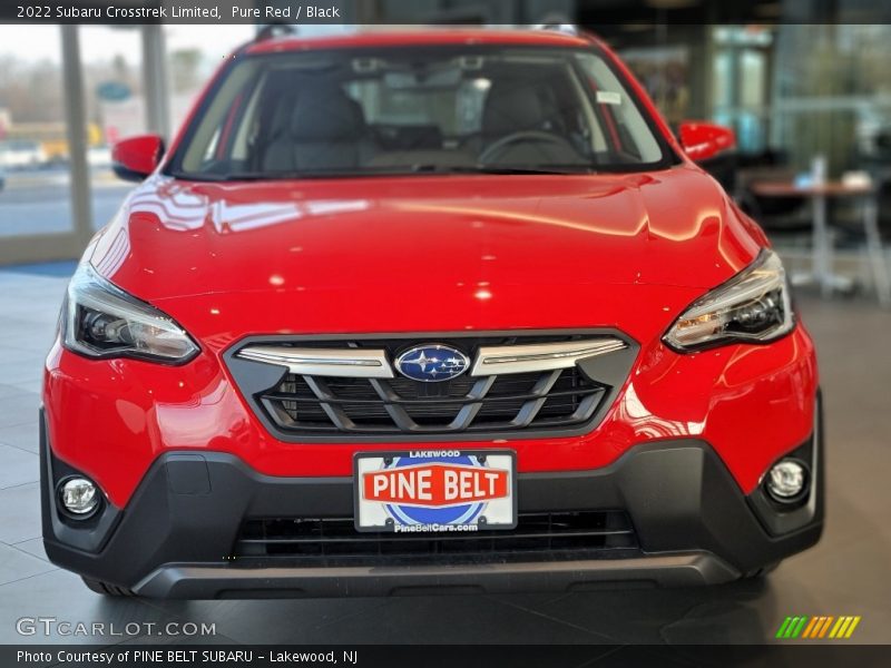 Pure Red / Black 2022 Subaru Crosstrek Limited