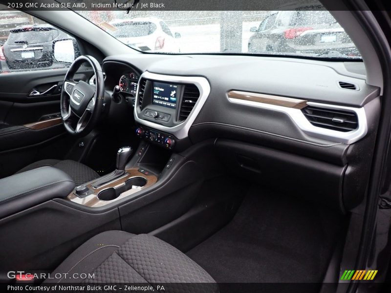Iridium Metallic / Jet Black 2019 GMC Acadia SLE AWD