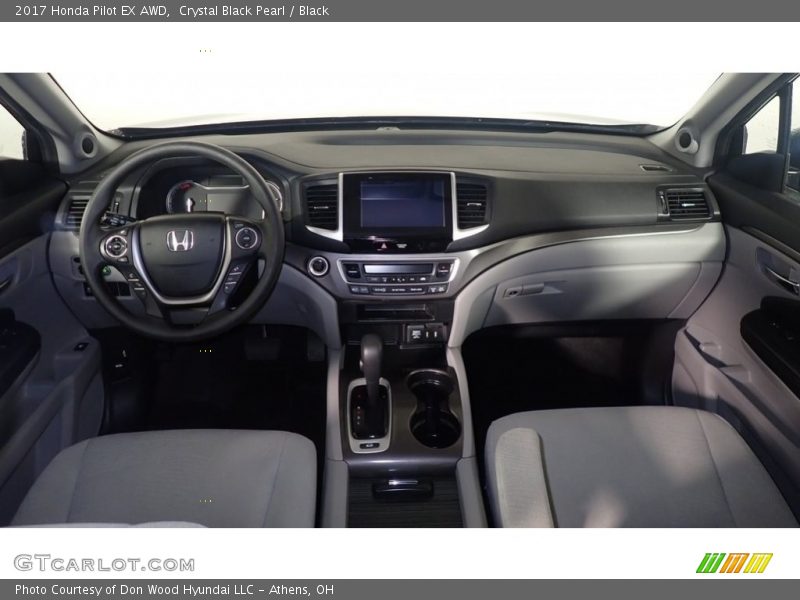 Crystal Black Pearl / Black 2017 Honda Pilot EX AWD