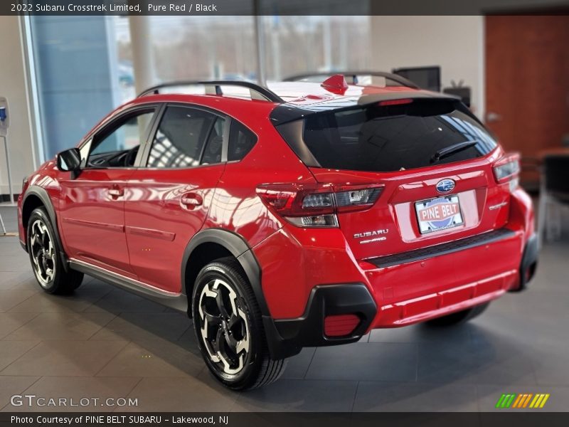 Pure Red / Black 2022 Subaru Crosstrek Limited