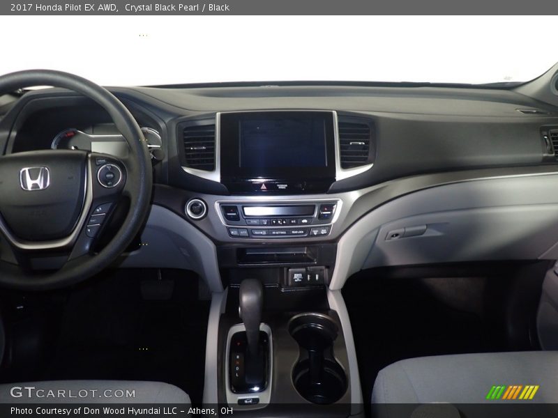 Crystal Black Pearl / Black 2017 Honda Pilot EX AWD