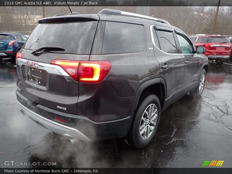 Iridium Metallic / Jet Black 2019 GMC Acadia SLE AWD