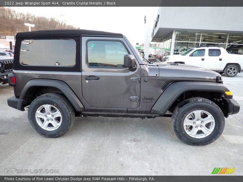 Granite Crystal Metallic / Black 2022 Jeep Wrangler Sport 4x4