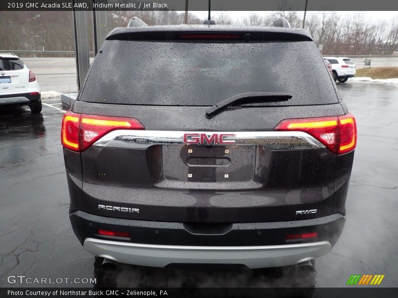 Iridium Metallic / Jet Black 2019 GMC Acadia SLE AWD