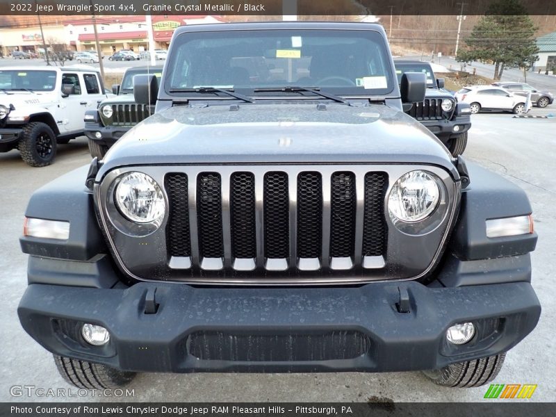 Granite Crystal Metallic / Black 2022 Jeep Wrangler Sport 4x4