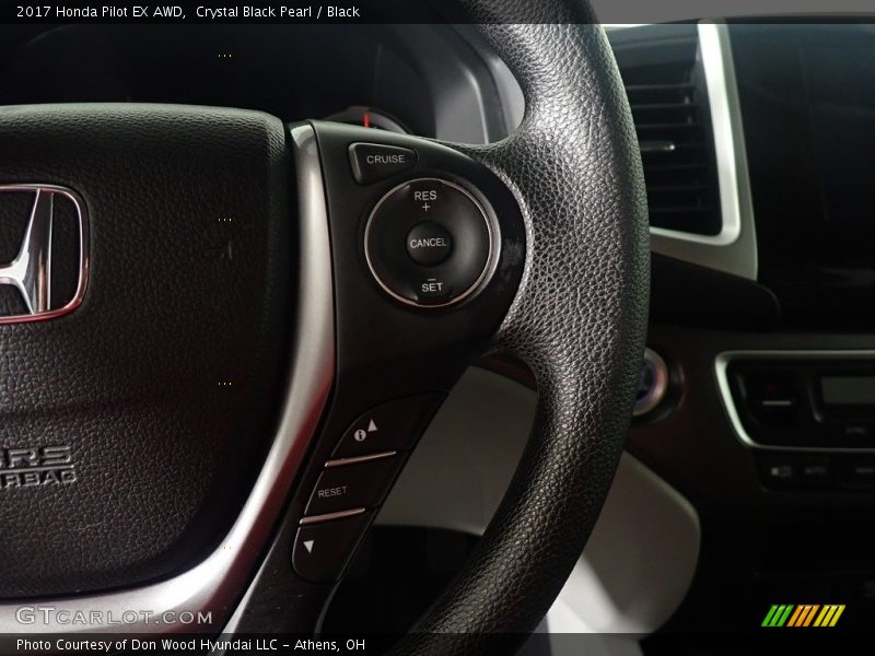 Crystal Black Pearl / Black 2017 Honda Pilot EX AWD