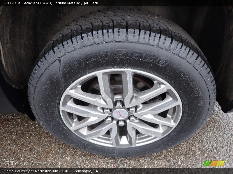 Iridium Metallic / Jet Black 2019 GMC Acadia SLE AWD