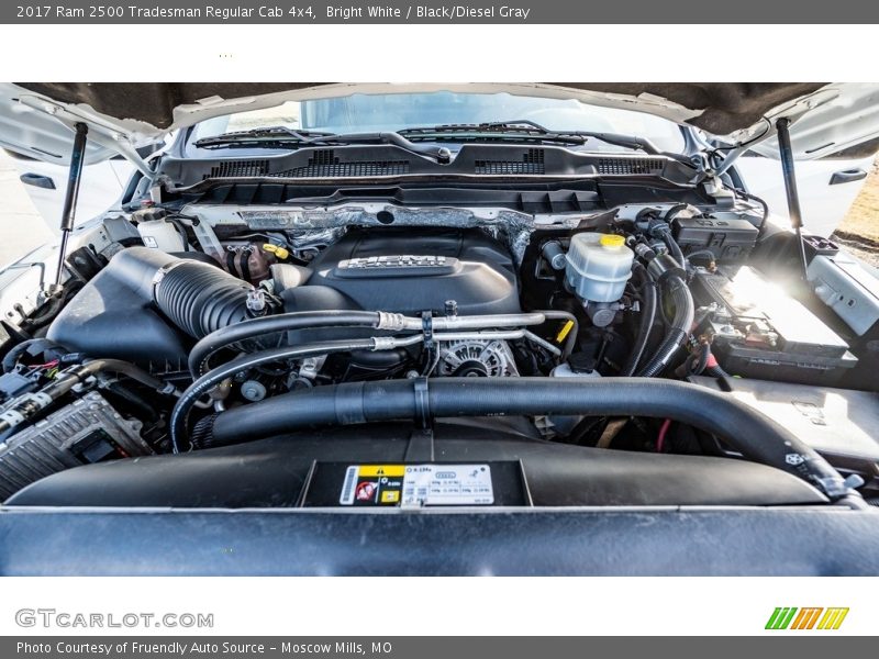 Bright White / Black/Diesel Gray 2017 Ram 2500 Tradesman Regular Cab 4x4