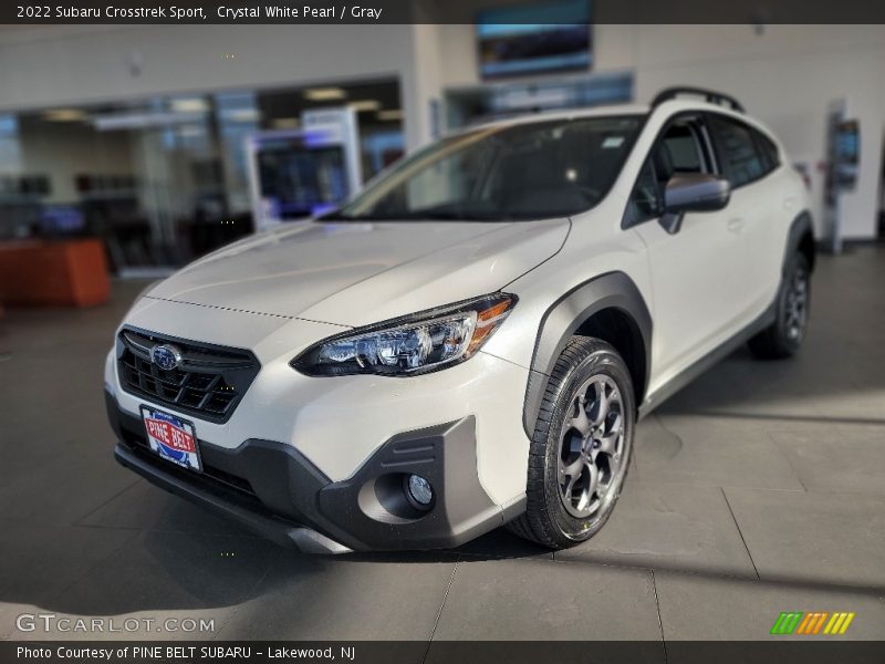 Crystal White Pearl / Gray 2022 Subaru Crosstrek Sport