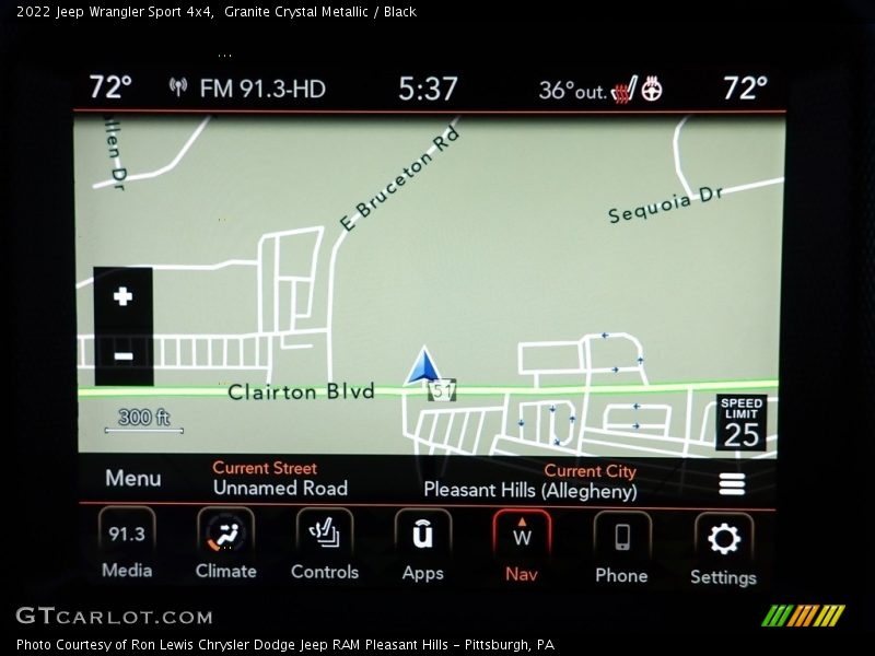 Granite Crystal Metallic / Black 2022 Jeep Wrangler Sport 4x4