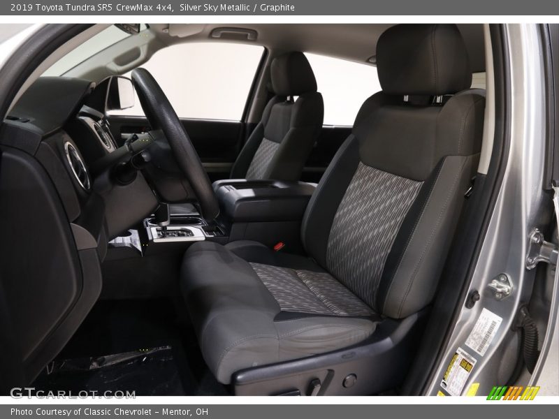 Silver Sky Metallic / Graphite 2019 Toyota Tundra SR5 CrewMax 4x4