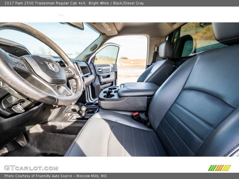 Bright White / Black/Diesel Gray 2017 Ram 2500 Tradesman Regular Cab 4x4