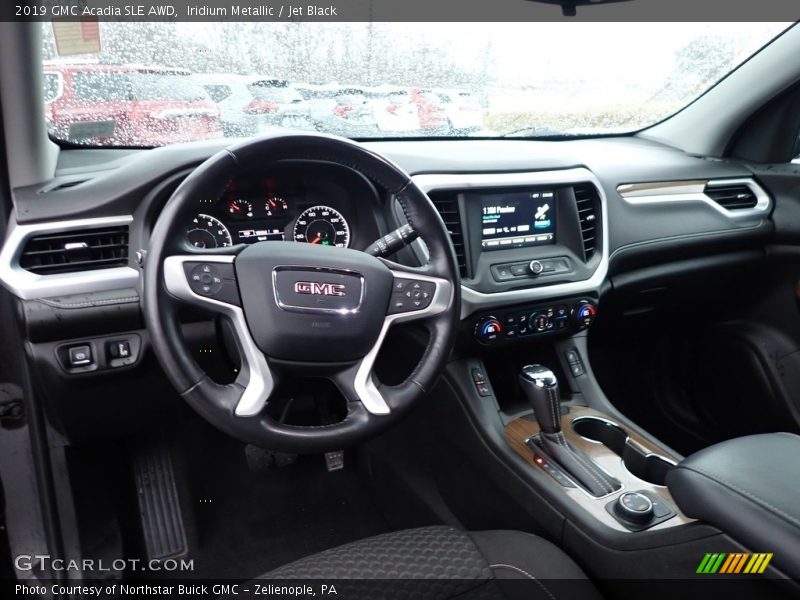 Iridium Metallic / Jet Black 2019 GMC Acadia SLE AWD