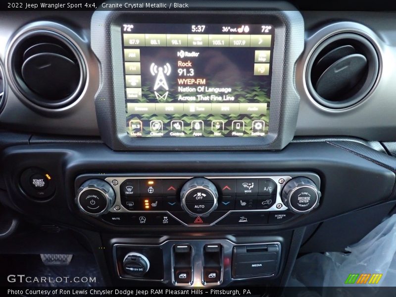 Granite Crystal Metallic / Black 2022 Jeep Wrangler Sport 4x4