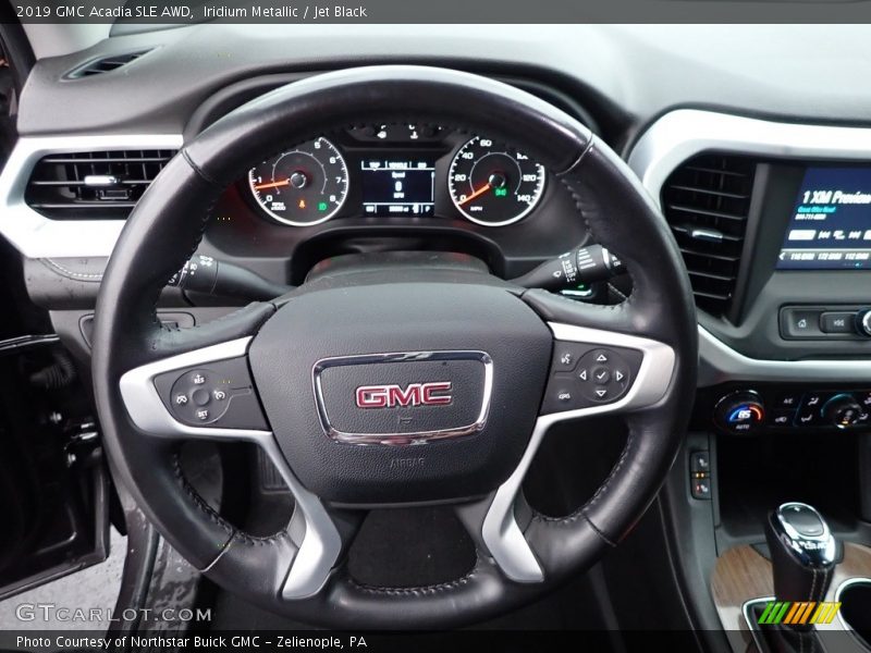Iridium Metallic / Jet Black 2019 GMC Acadia SLE AWD