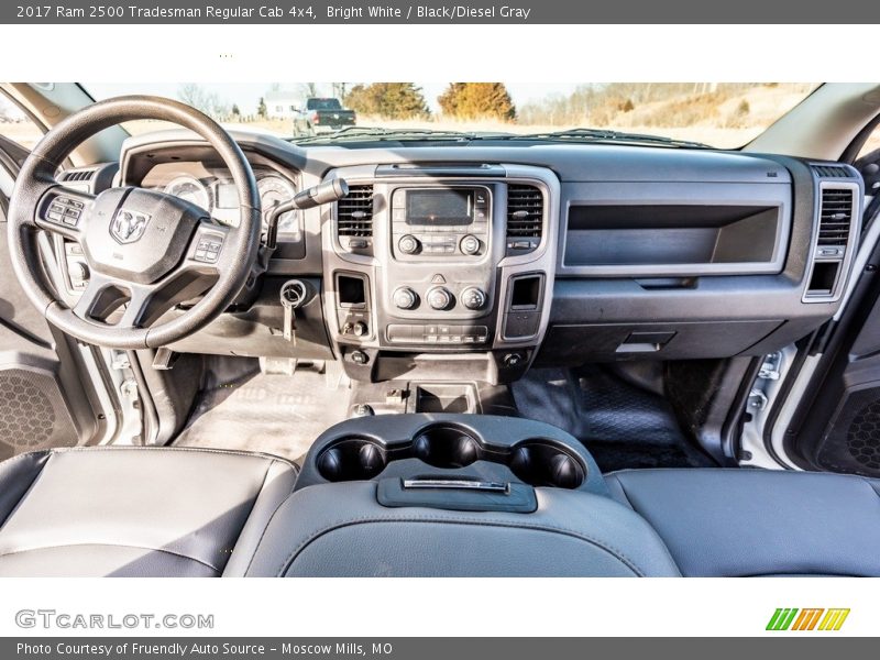 Bright White / Black/Diesel Gray 2017 Ram 2500 Tradesman Regular Cab 4x4