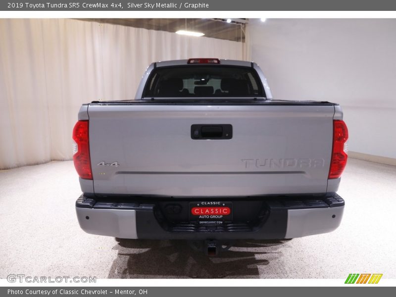 Silver Sky Metallic / Graphite 2019 Toyota Tundra SR5 CrewMax 4x4