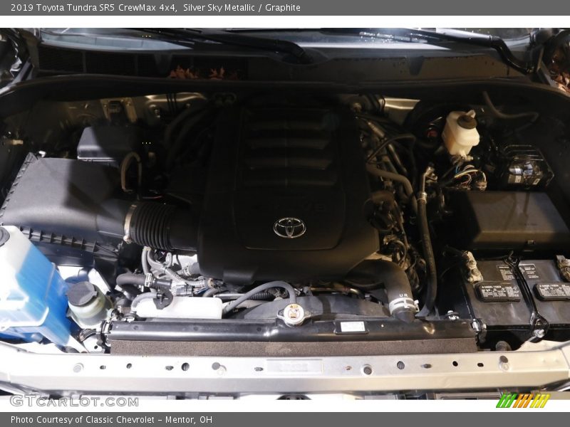 Silver Sky Metallic / Graphite 2019 Toyota Tundra SR5 CrewMax 4x4