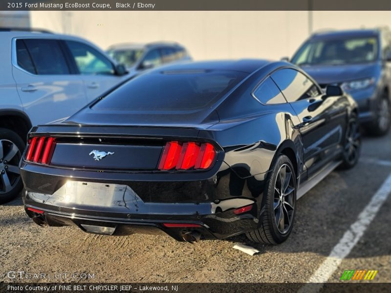 Black / Ebony 2015 Ford Mustang EcoBoost Coupe