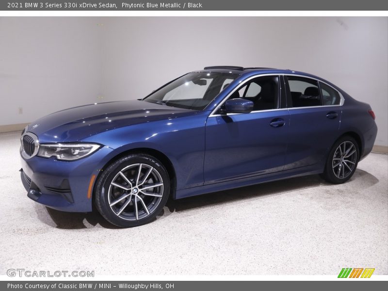 Phytonic Blue Metallic / Black 2021 BMW 3 Series 330i xDrive Sedan