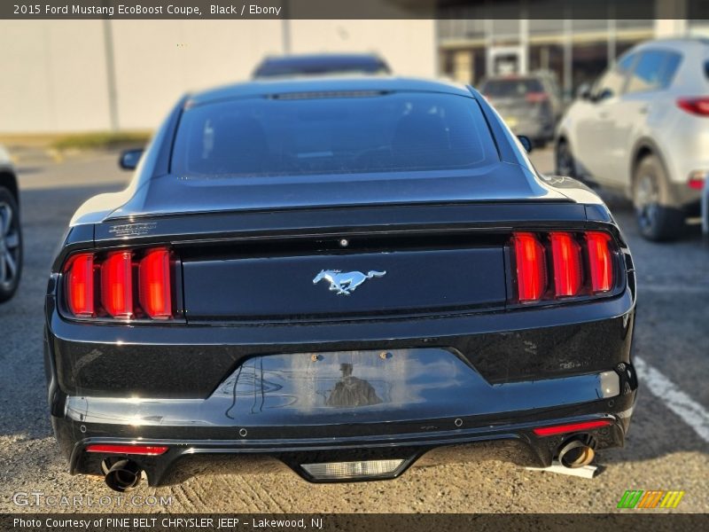 Black / Ebony 2015 Ford Mustang EcoBoost Coupe