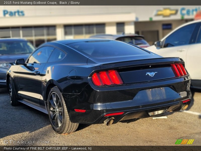 Black / Ebony 2015 Ford Mustang EcoBoost Coupe