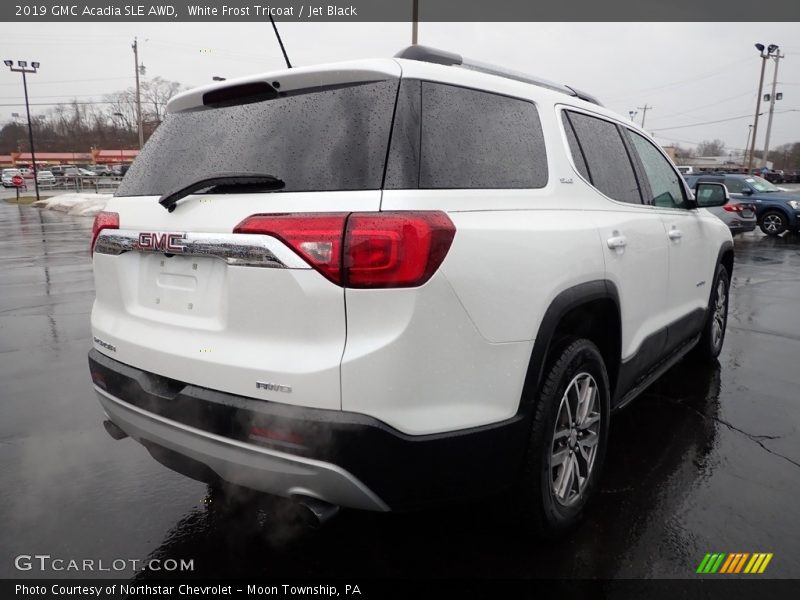 White Frost Tricoat / Jet Black 2019 GMC Acadia SLE AWD