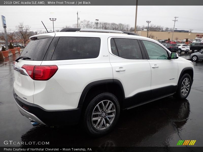 White Frost Tricoat / Jet Black 2019 GMC Acadia SLE AWD