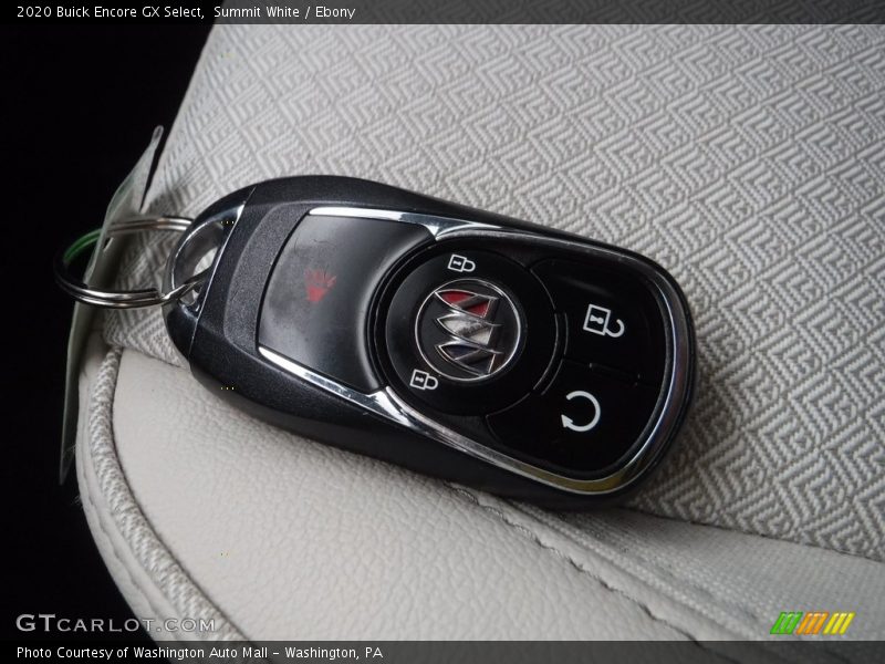 Summit White / Ebony 2020 Buick Encore GX Select
