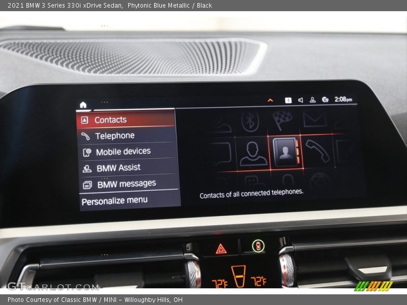 Phytonic Blue Metallic / Black 2021 BMW 3 Series 330i xDrive Sedan