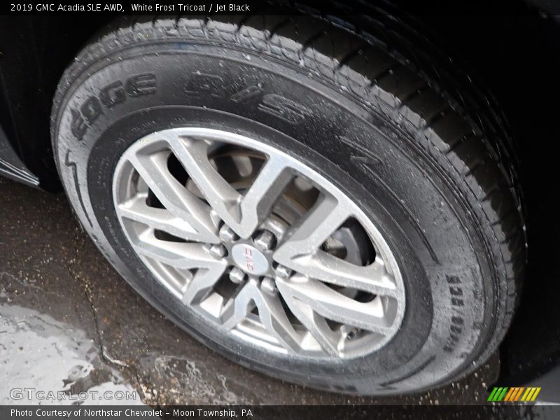 White Frost Tricoat / Jet Black 2019 GMC Acadia SLE AWD