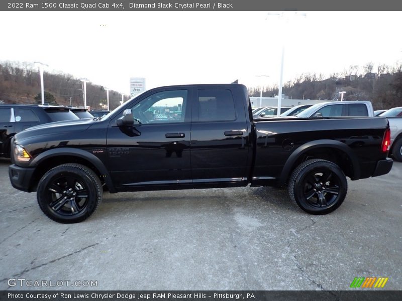 Diamond Black Crystal Pearl / Black 2022 Ram 1500 Classic Quad Cab 4x4