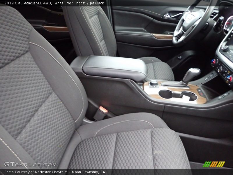 White Frost Tricoat / Jet Black 2019 GMC Acadia SLE AWD