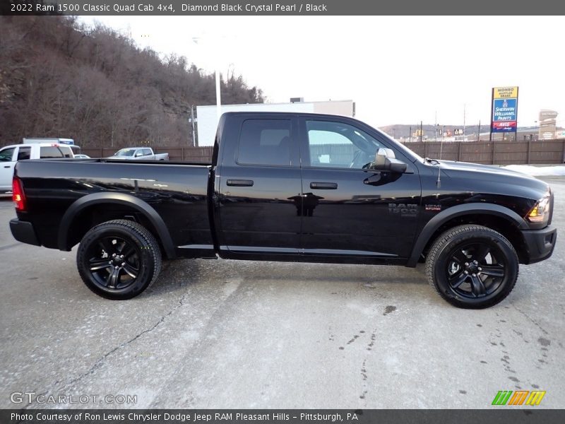 Diamond Black Crystal Pearl / Black 2022 Ram 1500 Classic Quad Cab 4x4