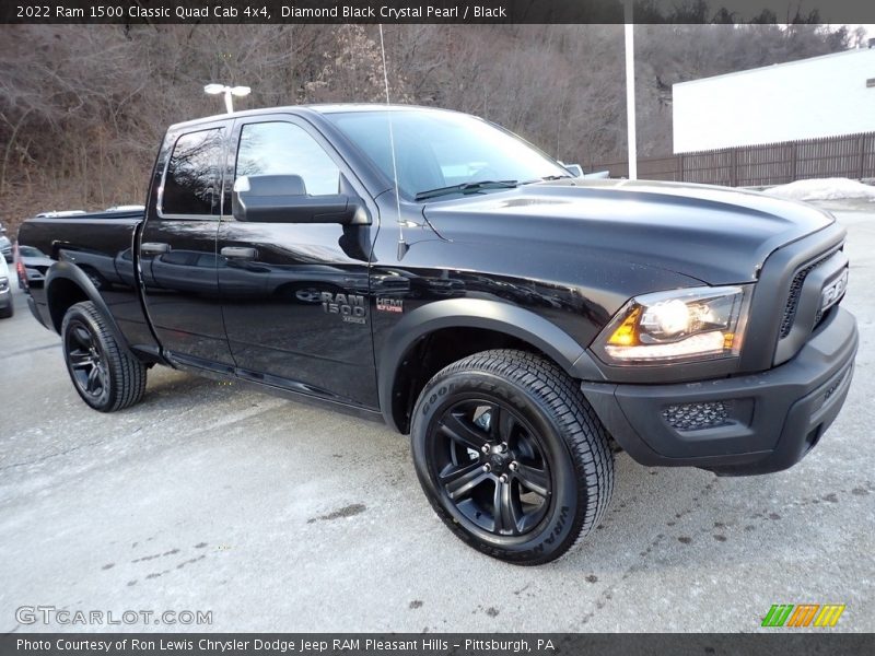 Diamond Black Crystal Pearl / Black 2022 Ram 1500 Classic Quad Cab 4x4