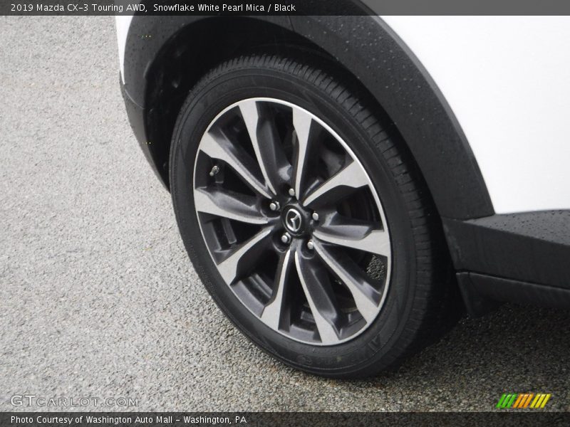 Snowflake White Pearl Mica / Black 2019 Mazda CX-3 Touring AWD