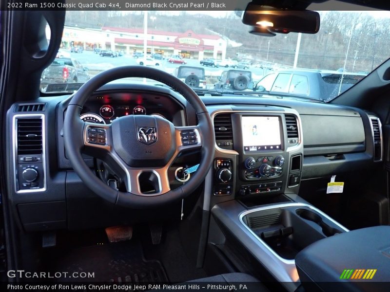 Diamond Black Crystal Pearl / Black 2022 Ram 1500 Classic Quad Cab 4x4