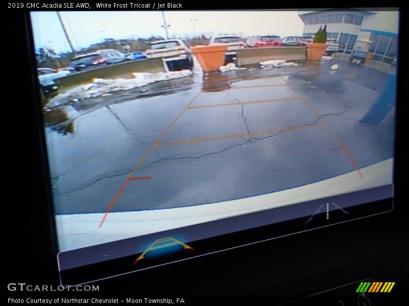 White Frost Tricoat / Jet Black 2019 GMC Acadia SLE AWD