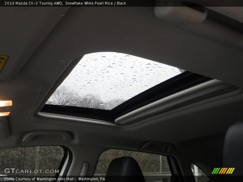 Snowflake White Pearl Mica / Black 2019 Mazda CX-3 Touring AWD