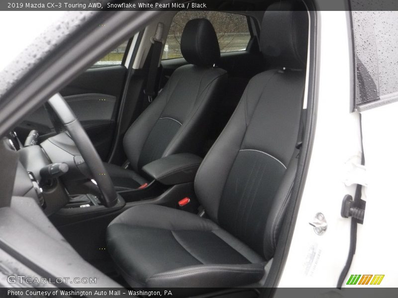 Snowflake White Pearl Mica / Black 2019 Mazda CX-3 Touring AWD