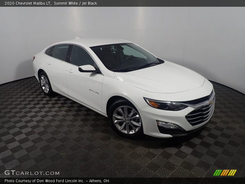 Summit White / Jet Black 2020 Chevrolet Malibu LT