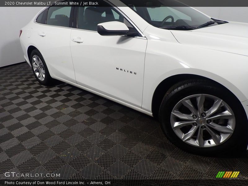 Summit White / Jet Black 2020 Chevrolet Malibu LT